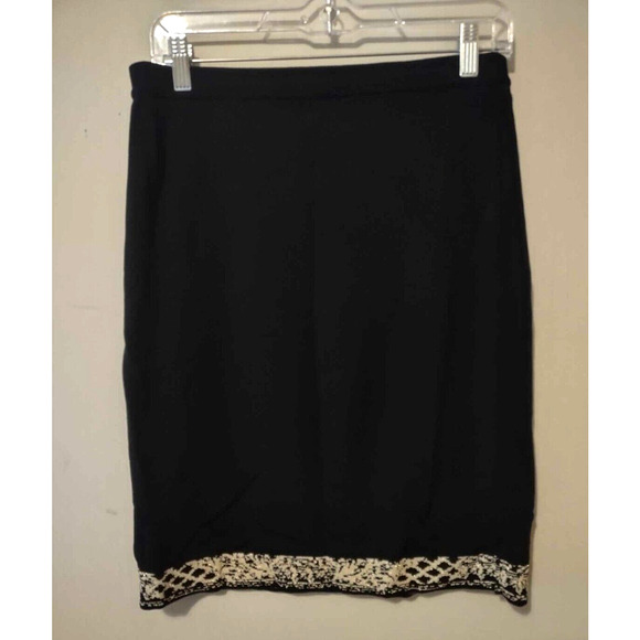 Carmen Marc Valvo Dresses & Skirts - Carmen Mark Valvo | Black Stretchy Knee Length Skirt Size M * See Measurements*